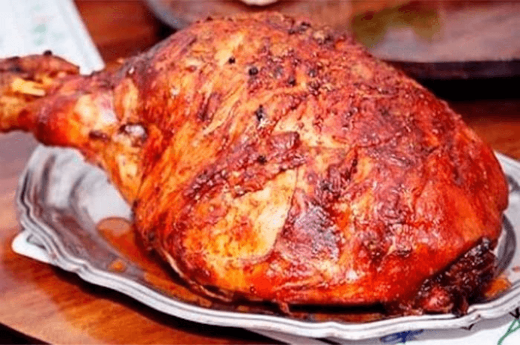 Pierna de cerdo asada